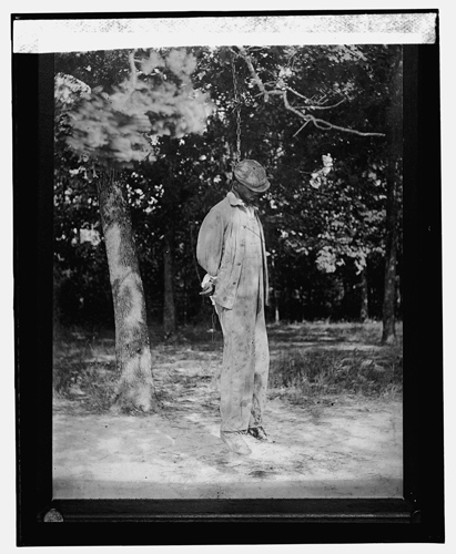 Lynching victim, 1925.